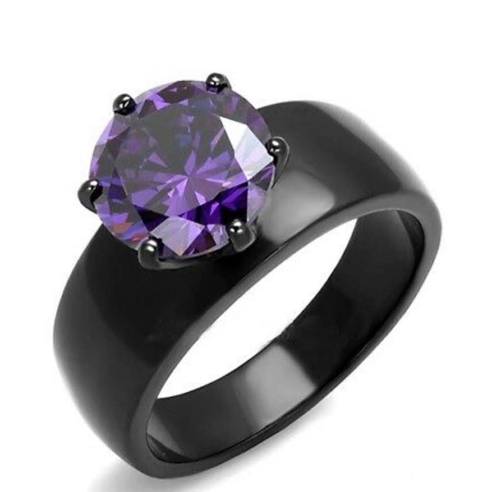COPY - PRINCE PURPLE RING STAINLESS STEEL 5-9